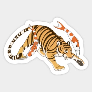 Koinobori Tiger Sticker